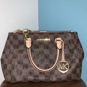 Michael Kors Brown and Tan Speckled Tote